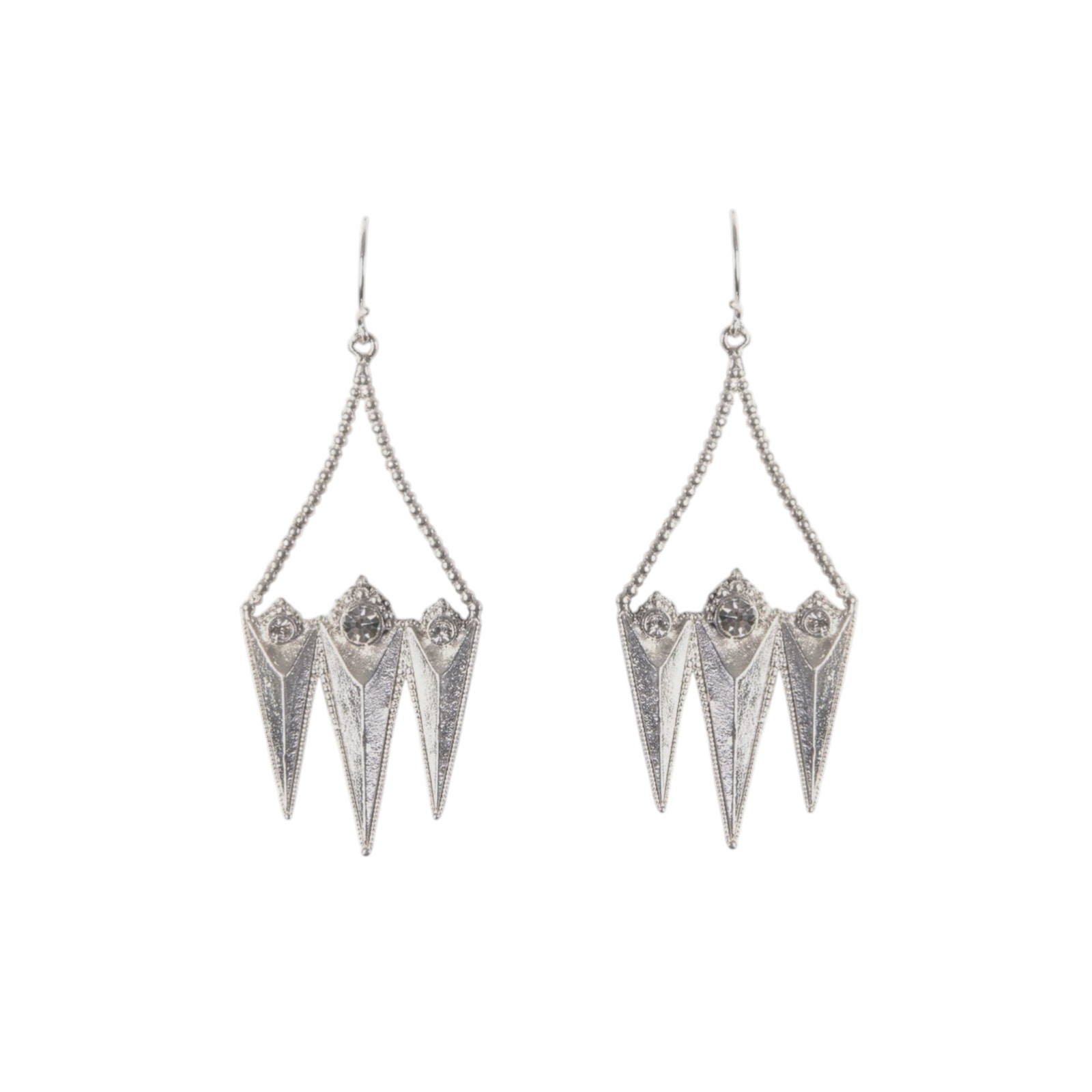 Virgins Saints Angels Vsa Electra Rays Hook Earrings In Silver 169$